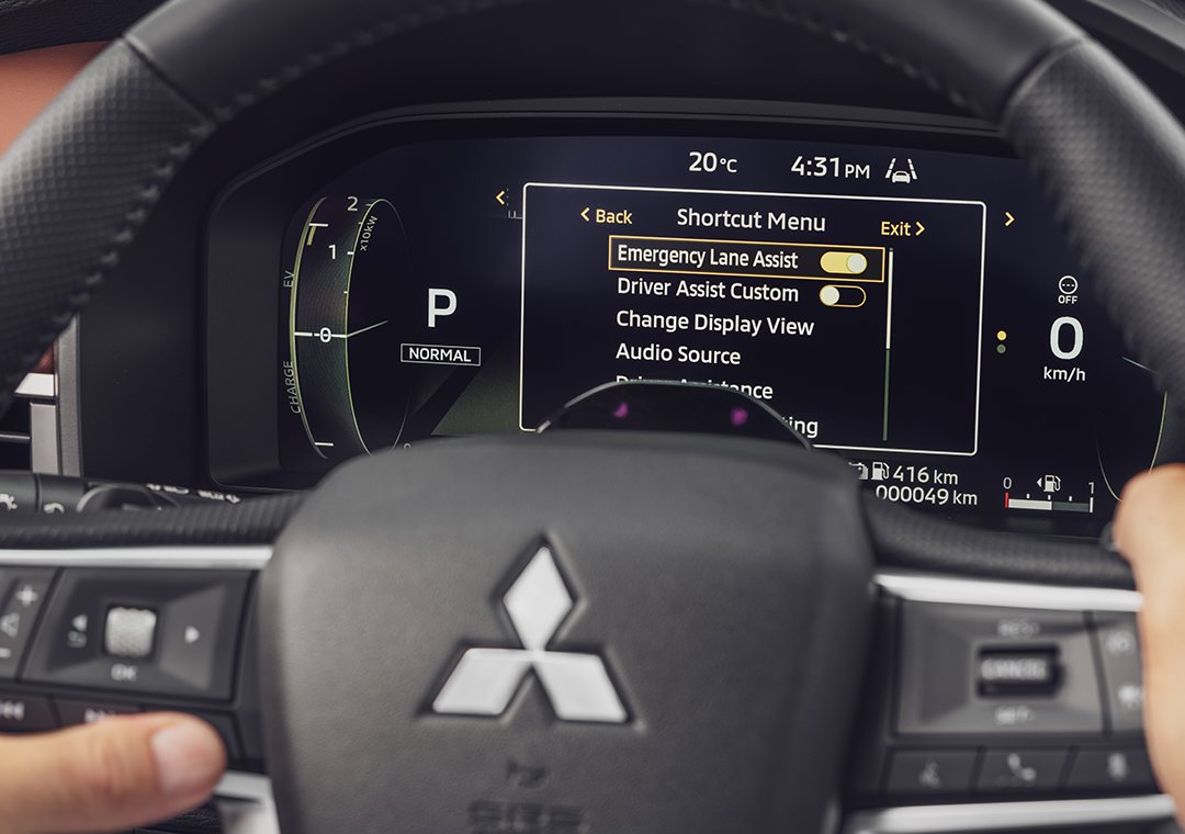 Nové Mitsubishi OUTLANDER PHEV - bezpečnosť